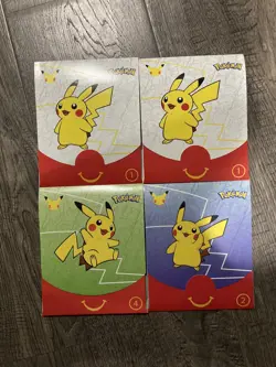 (4) Pokemon 25th Anniversary McDonald's Promo Sealed Packs lot - Image 3