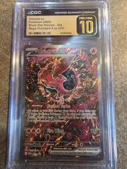 Pokemon Oricorio ex CGC Pristine 10 Black Star UPC Promo 024 - Image 1