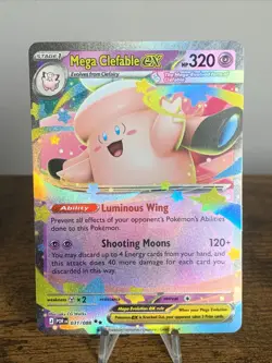 Pokemon TCG Perfect Order - Mega Clefable ex 031/088 Double Rare Holo - Image 1