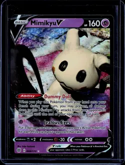 Mimikyu V #068/172 SWSH09: Brilliant Stars Pokemon - Image 1