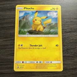Pikachu - SM183 - Cosmos Holo - Black Star Promo - Pokemon Card - NM -c - Image 1