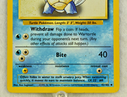 Pokemon TCG Wartortle Base Set 042/102 Regular Uncommon Vintage 1999 - Image 3