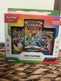 Pokemon TCG First Partner Illustration Collection Box Series 1 - Factory Sealed - Image 1