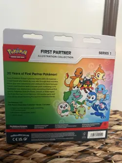 Pokemon TCG First Partner Illustration Collection Box Series 1 - Factory Sealed - Image 2