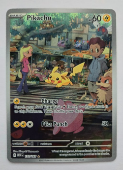 Pikachu - 173/165 - Illustration Rare NM, English Pokemon Scarlet & Violet - 151 - Image 1