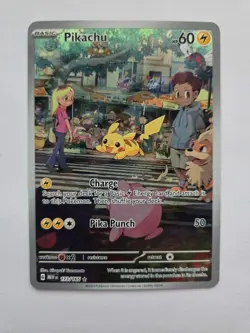 Pikachu - 173/165 - Illustration Rare NM, English Pokemon Scarlet & Violet - 151 - Image 3