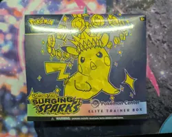 Pokemon Surging Sparks Elite Trainer Box ETB Pokemon Center Exclusive New Sealed - Image 3