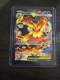 Mega Emboar Ex 273/217 SIR Ascended Heroes Pokemon - Image 1