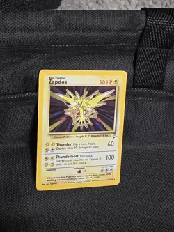 Pokemon Zapdos 20/130 Fossil Holo Rare 2000 HP90 Basic English Sugimori - Image 2