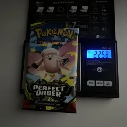 Very Heavy 22.58g Perfect Order Booster Pack Sealed! PRE S&V Pokemon TCG ENG - Image 1