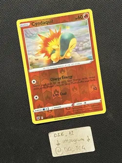 Pokemon Astral Radiance - Cyndaquil - 023/189 - Reverse Holo - M/NM - Image 3