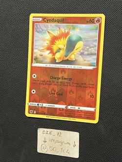 Pokemon Astral Radiance - Cyndaquil - 023/189 - Reverse Holo - M/NM - Image 4