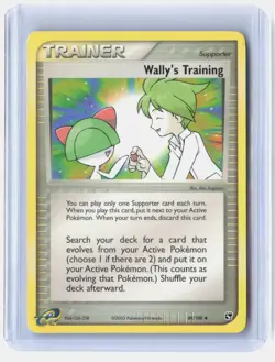 Wally's Training 89/100 Uncommon Sandstorm Pokemon Near Mint - Image 1
