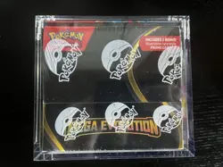Pokemon Mega Evolutions Booster Box Enhanced New Sealed W Acrylic Case - Image 1