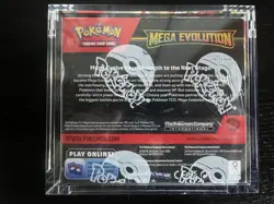 Pokemon Mega Evolutions Booster Box Enhanced New Sealed W Acrylic Case - Image 2