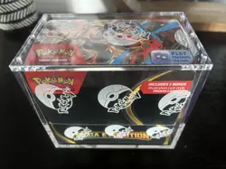 Pokemon Mega Evolutions Booster Box Enhanced New Sealed W Acrylic Case - Image 3