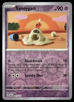 Sandygast 091/167 Reverse Holo Common 2024 Twilight Masquerade Pokemon Near Mint - Image 1