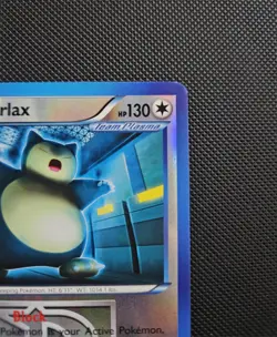 Pokemon TCG Snorlax 101/135 Reverse Holo Rare Team Plasma English 2012 - Image 4