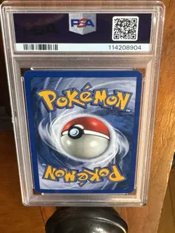 2000 Pokemon TCG Mew WotC Black Star Promo Holo #9 09/53 Pokemon League PSA 8 - Image 2