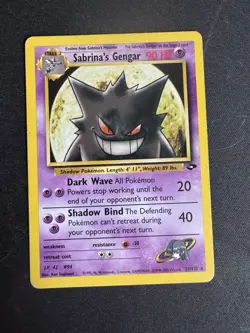 Pokemon TCG Sabrina's Gengar Gym Challenge 29/132 Non-Holo Rare MP - Image 2