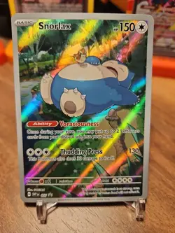 SEALED Pokemon 151 SV Black Star Promo Snorlax SVP051 NM English TCG #51 - Image 1