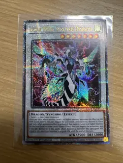Yu-Gi-Oh! Clear Wing Synchro Dragon RA04-EN249 Quarter Century (LP See Photos) - Image 1