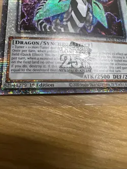 Yu-Gi-Oh! Clear Wing Synchro Dragon RA04-EN249 Quarter Century (LP See Photos) - Image 3
