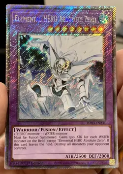 Yugioh Elemental HERO Absolute Zero RA03-EN231 Platinum Secret Rare NM w/Track - Image 2