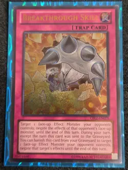 Yugioh 1x Breakthrough Skill CBLZ-EN078 Ultimate Rare Unlimited Edition LP - Image 1