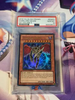 2010 Yu-Gi-Oh! GX Vol.5 Promo Darklord Desire Ultra Rare Limited Edition PSA 10 - Image 2