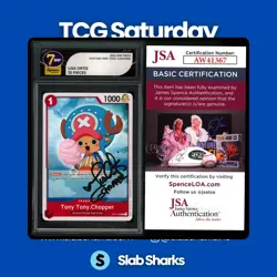 2022 ONE PIECE ST DECK 1 #ST01-006 T. TONY CHOPPER LISA ORTIZ JSA CERTIFIED AUTO - Image 1