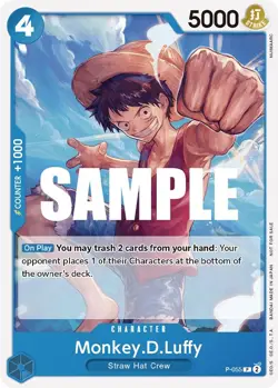 Monkey.D.Luffy (055) (Sealed Battle Kit Vol. 1) - Normal P-055 One Piece Prom... - Image 1