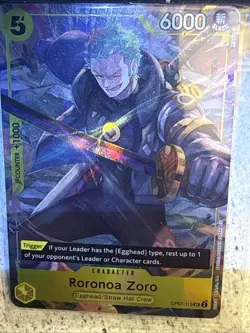 Roronoa Zoro OP07-113 UC Foil Illustration Box Vol.3 One Piece Promo Sealed - Image 1