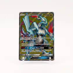 White Kyurem GX - SM141 Black Star Full Art Promo Pokemon - NM - Image 1