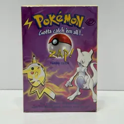 Pokemon WOTC Zap! Theme Deck w/ Factory Seal but SOME DAMAGE - Image 1