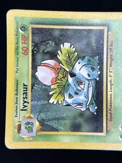 1999 TCG Pokemon #30/102 Ivysaur Base Set Non Holo Unlimited Uncommon - Image 2