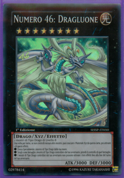 NUMERO 46: DRAGLUONE (Number 46: Dragluon) • Super R • SHSP IT050 • 1Ed • Yugioh - Image 1