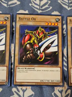Battle Ox x3 - Common - LDK2 Playset Yugioh - Image 3