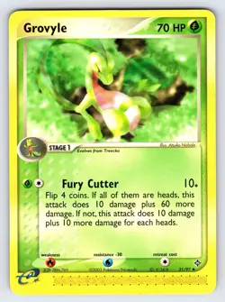 Grovyle 31/97 2003 EX Dragon Pokemon Card Nintendo e-Series Uncommon - Nm/Vlp - Image 1