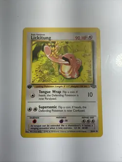 Lickitung 38/64 Jungle Regular 1st Edition Pokemon Vintage Rare Card TCG - Image 1