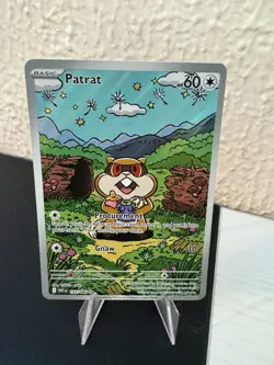 Patrat 152/086 Illustration Art Rare Pokemon Card SV: White Flare NM - Image 1