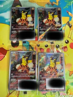 Detective Pikachu 098/SV-P PROMO Holo Pokemon Card Switch Set of 4 Sealed Japan - Image 1