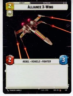 Star Wars Unlimited Hyperspace Card #496 Alliance X Wing - Image 1