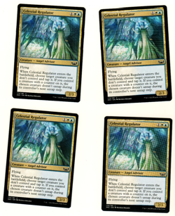 Set Of 4 Celestial Regulator #174/281 Streets Of New Cappenna MTG Card - Image 1