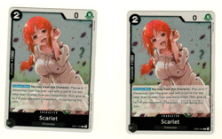 Set Of 2 Scarlet EB01-042 Foil Extra Booster Memorial Collection One Piece Card - Image 3