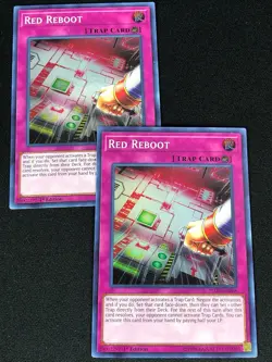 YUGIOH RED REBOOT FLOD-EN068 1ST SUPER X2 (NM) - Image 1
