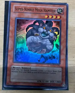 LP Yugioh Super-Nimble Mega Hamster - ABPF-EN083 - Super Rare - Unlimited - Image 1
