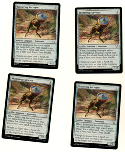 Set Of 4 Skittering Surveyor #0264 March Of The Machine Magic The Gathering Card - Image 1
