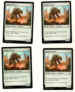 Set Of 4 Voltaic Servant #236/269 Dominaria Magic The Gathering Card - Image 3