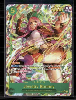 One Piece Card Game Jewelry Bonney Legacy of the Master SEC • OP12-118 - Image 1
